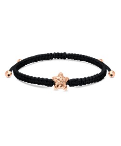 Ornate Star with Matt Rope Bracelet BR-1504-RO-GP